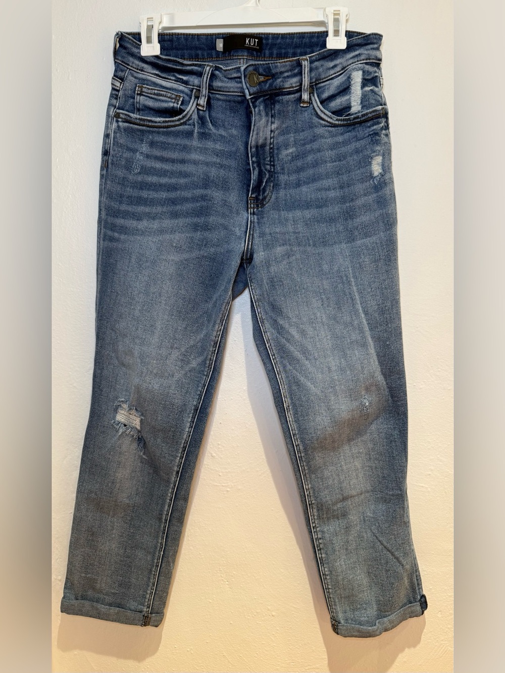 KUT Rachael Fab Ab Mom Jeans Size 10